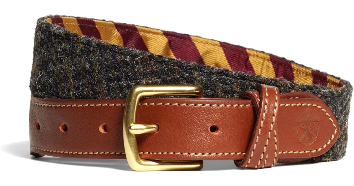 Brooks brothers Kiel James Patrick Harris Tweed Belt in ...