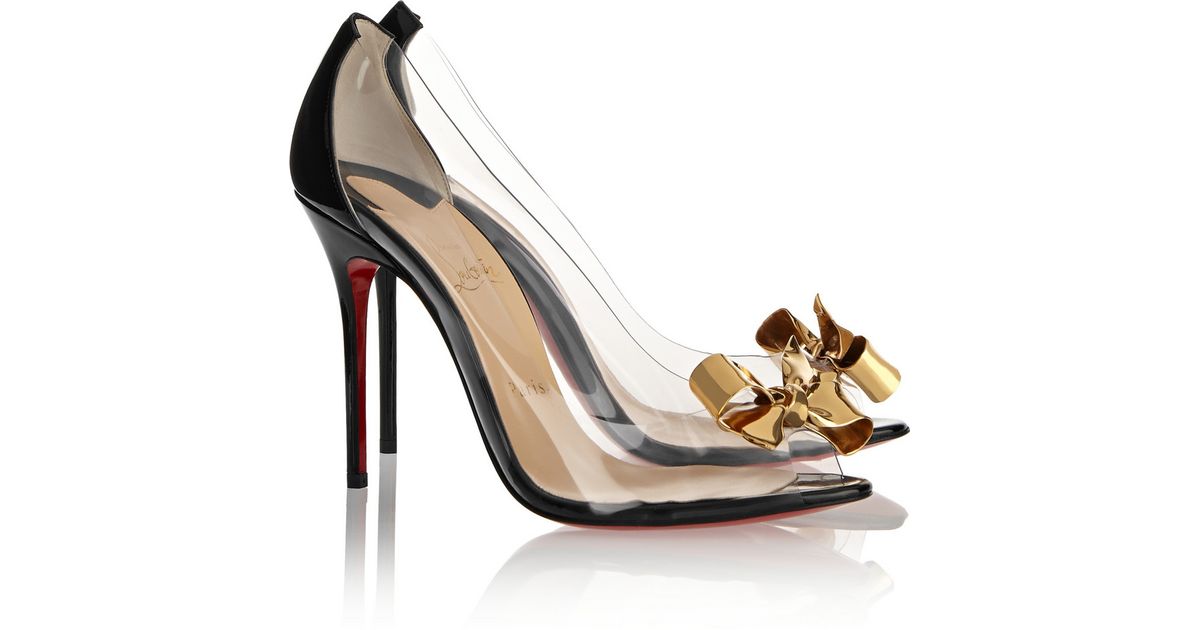 christian louboutin double l 100 patent pump