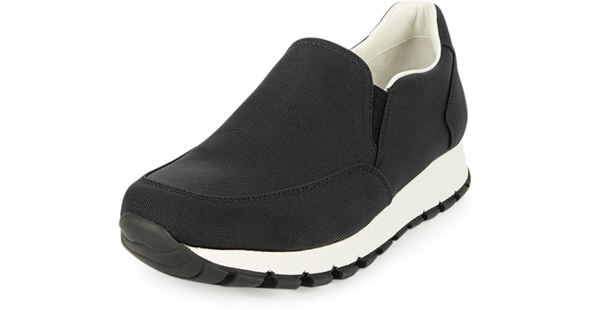 prada slip on sneakers