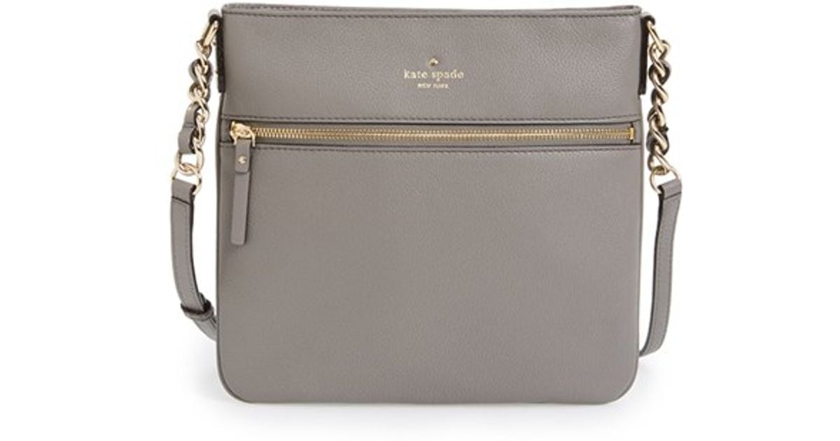 Lyst Kate Spade New York Cobble Hill Ellen Leather Crossbody Lyst Kate Spade New York Cobble Hill Ellen Leather Crossbody Bag In Gray