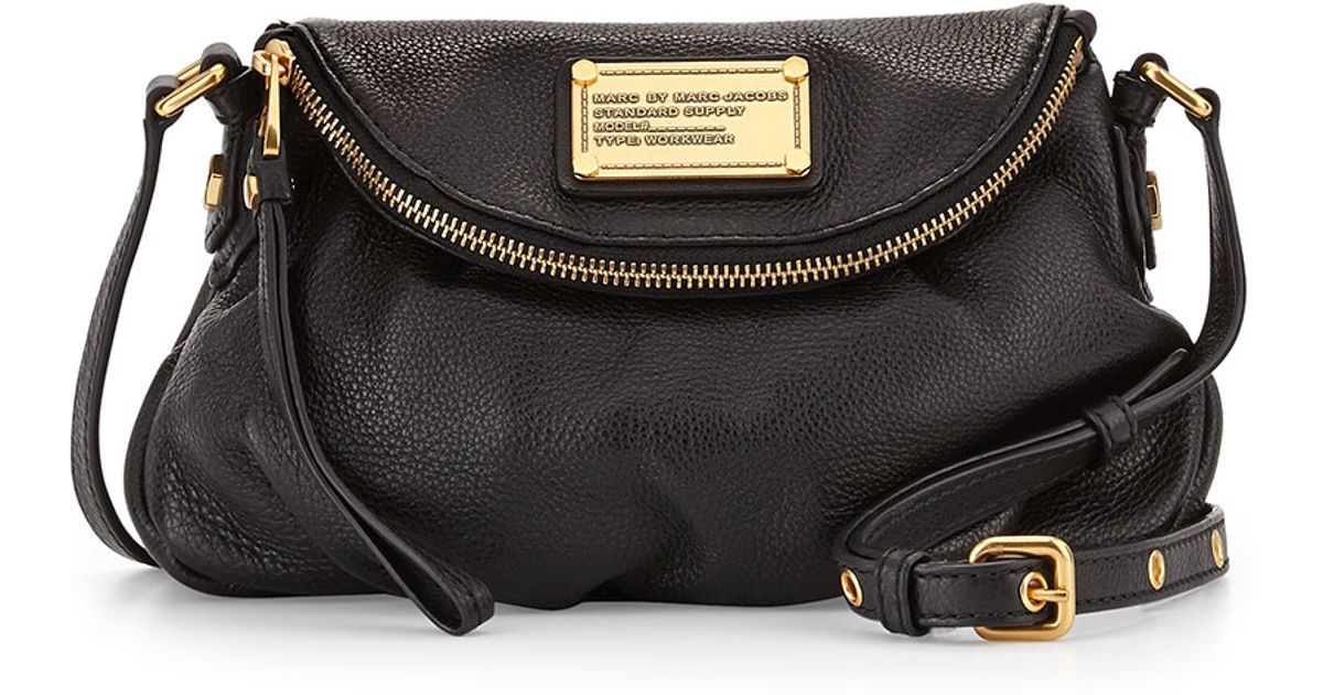 Lyst Marc By Jacobs Classic Q Natasha Mini Crossbody Bag In Black