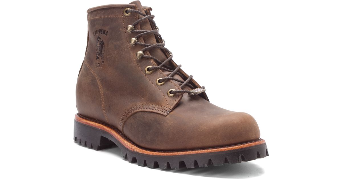 chippewa boot laces brown