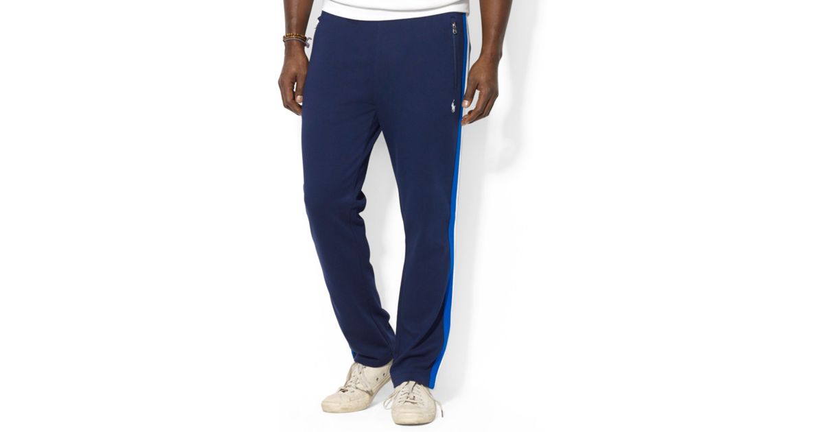 polo interlock track pants