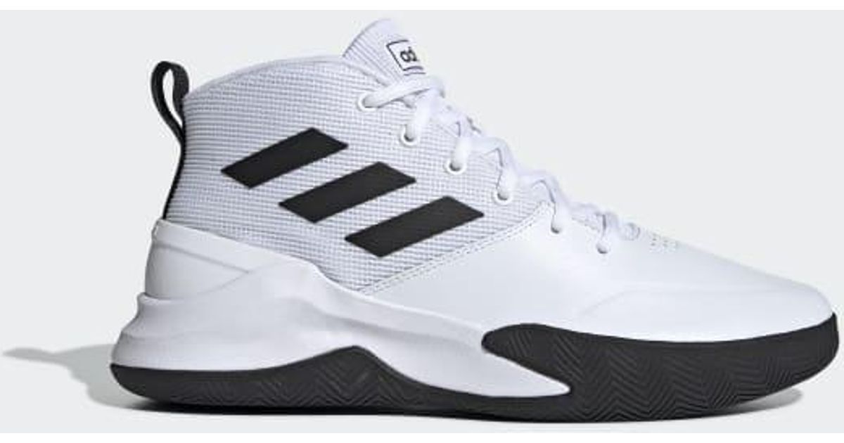adidas Ownthegame Shoes in White for Men - Lyst