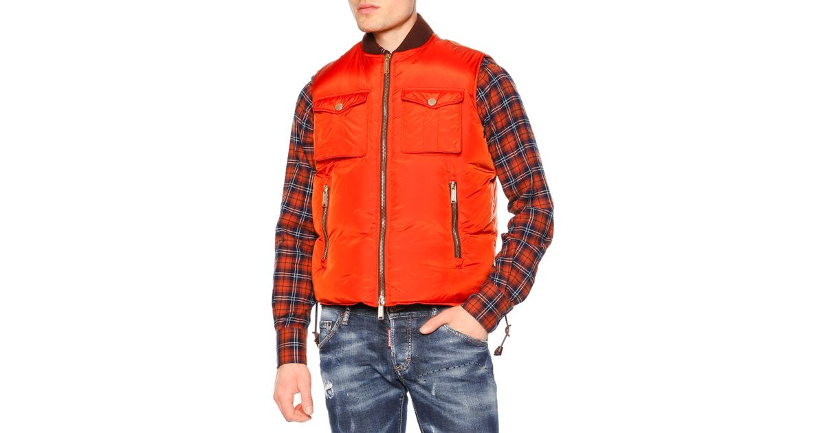 dsquared pullover orange