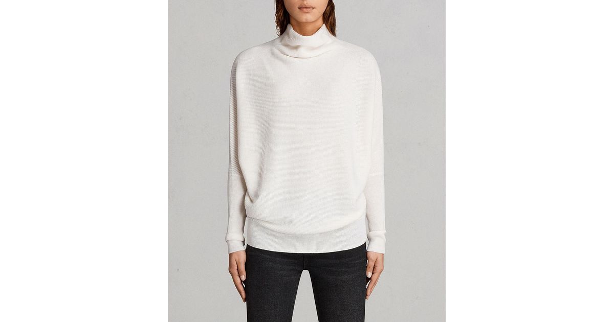 all saints ridley sweater white