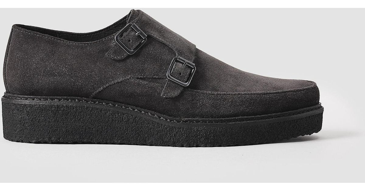 Lyst Allsaints Alias Shoe in Black for Men