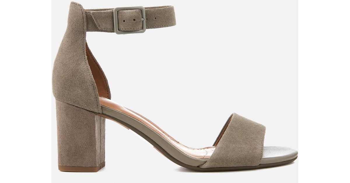 clarks grey heels