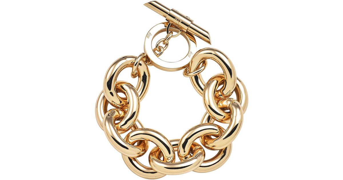 Lyst Amanda Wakeley Chunky Gold Bracelet In Metallic Save Lyst Amanda Wakeley Chunky Gold Bracelet In Metallic Save 9 26640926640927