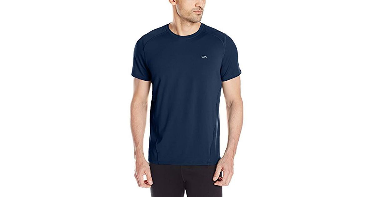 Download Calvin Klein Performance Short Sleeve Core Mesh Fabric ...