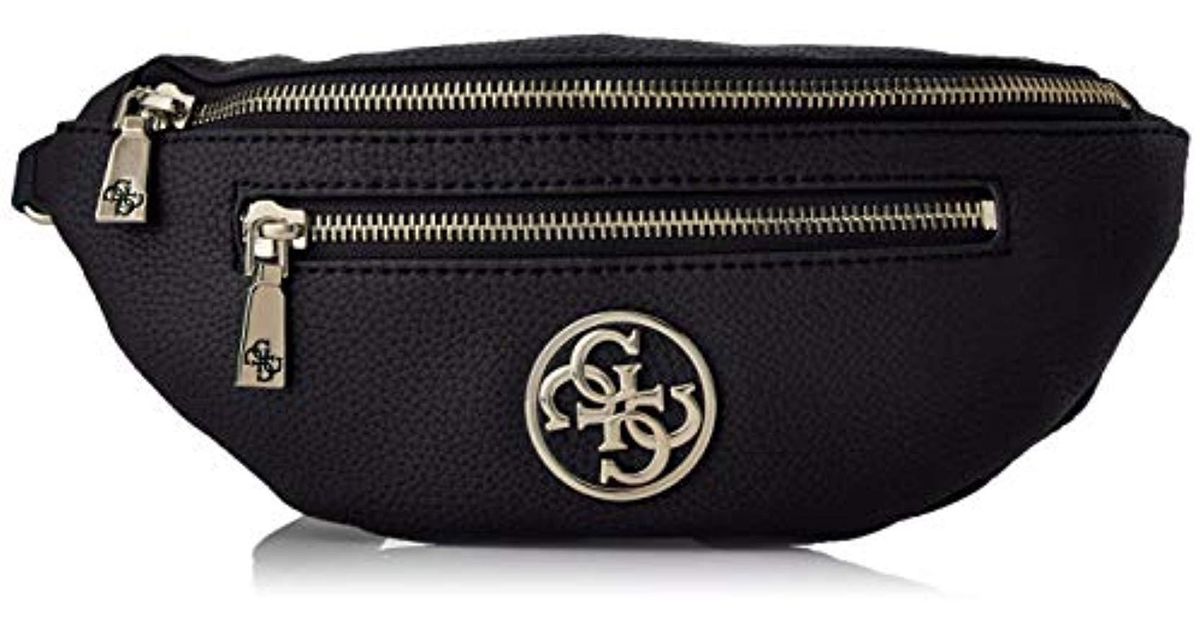 Guess Detail Belt Bag Crossbody Bag in Black Lyst