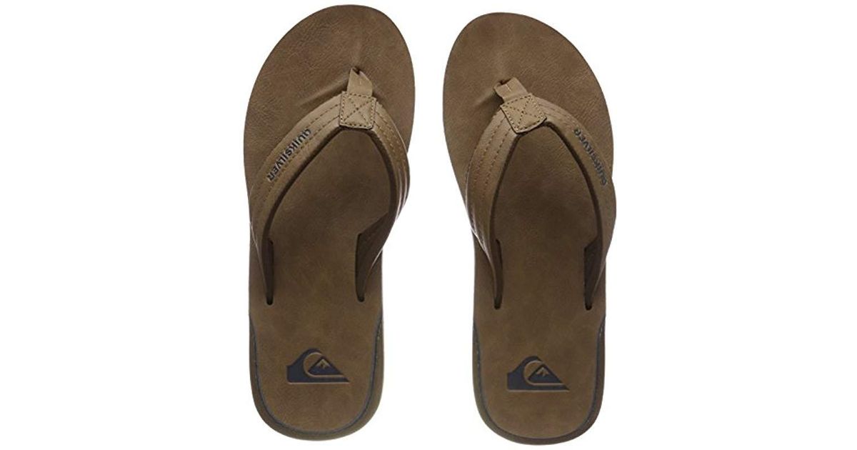 nubuck flip flops