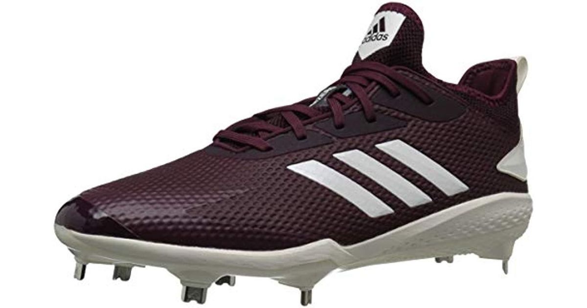 adiZERO Afterburner V Dipped Metal Baseball Cleats Yellow | Mens Adidas Cleats | Dpadda