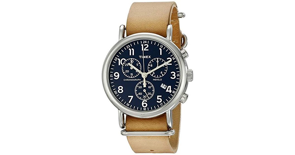 timex weekender chronograph 40mm watch
