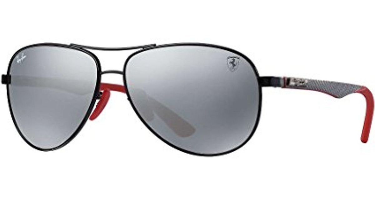 Lyst - Ray-Ban Rb8313m Scuderia Ferrari Collection Polarized Sunglasses in Black for Men - Save ...