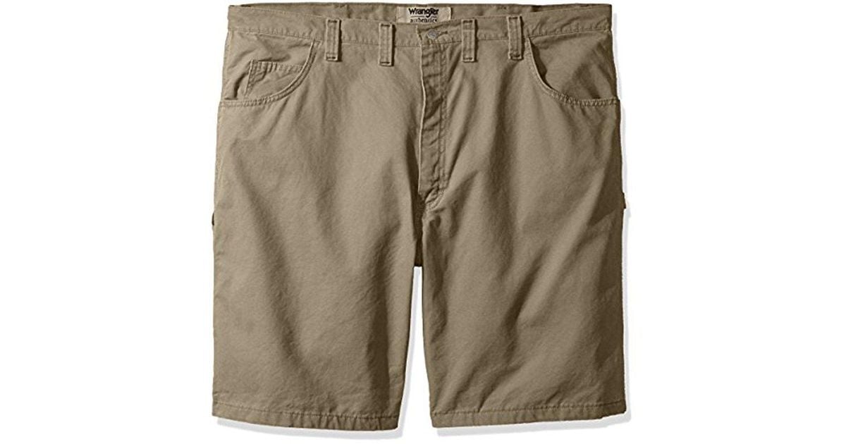 wrangler carpenter shorts big and tall