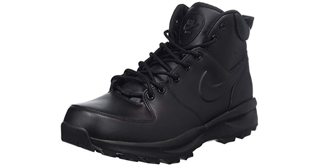 nike men's manoa boots black