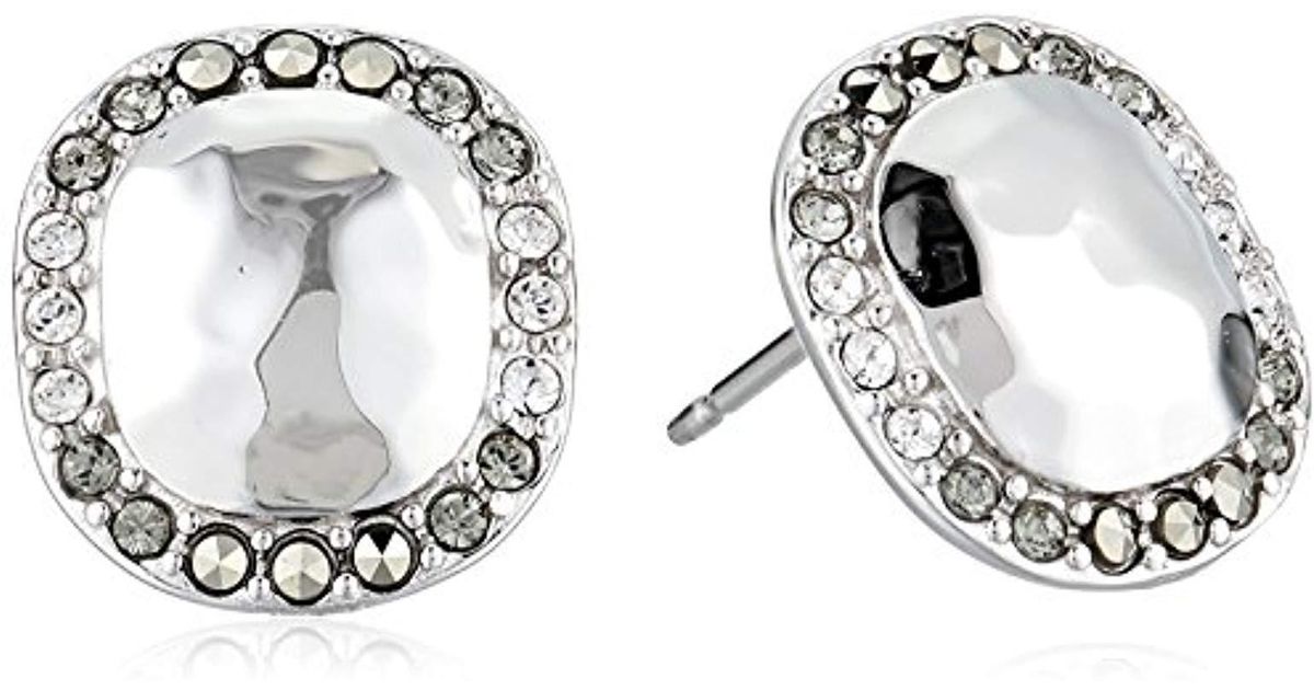 Lyst Judith Jack Sterling Silver With Swarovski Marcasite Stud Lyst Judith Jack Sterling Silver With Swarovski Marcasite Stud Earrings In Metallic