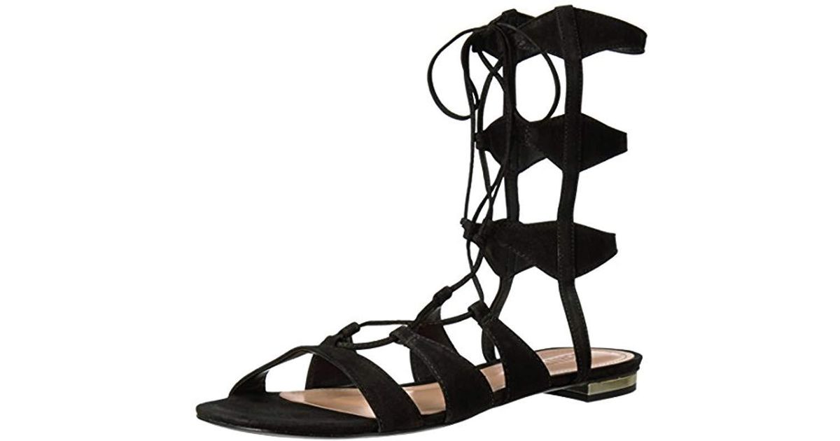 Schutz Erlina Gladiator Sandal in Black - Lyst