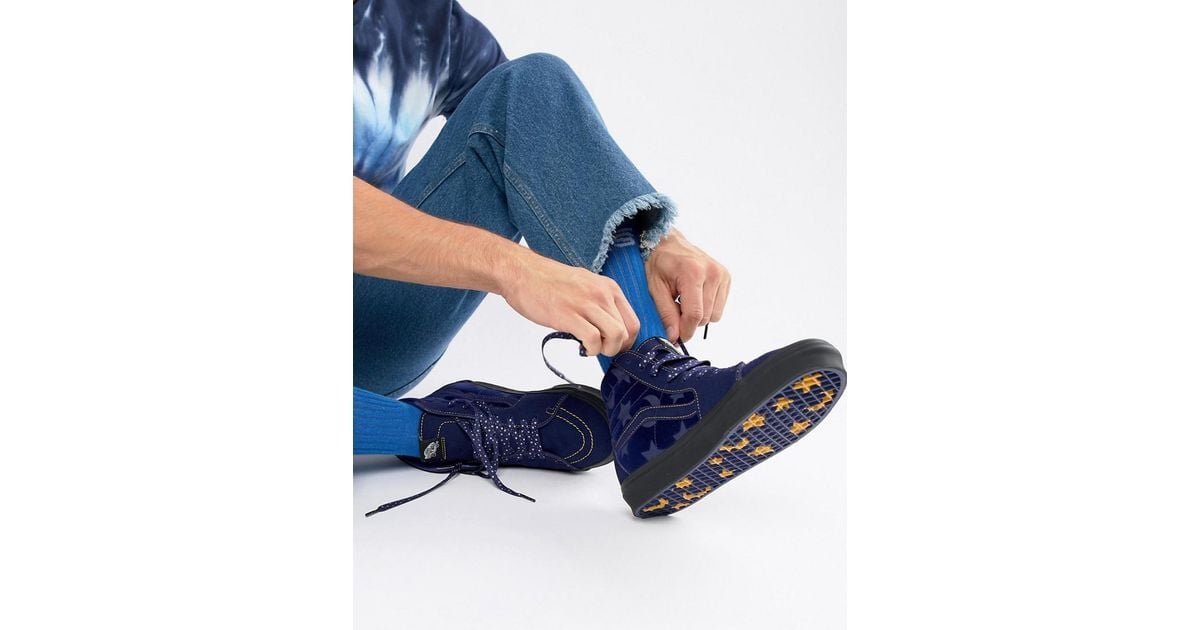 Navy Vn0a38geupp1 Blue for X In in Trainers Mickey Sk8 Mouse hi Vans v0wx8Sqq