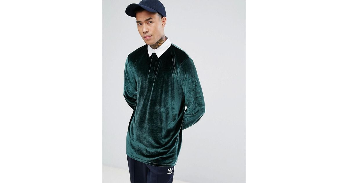 velour rugby shirt