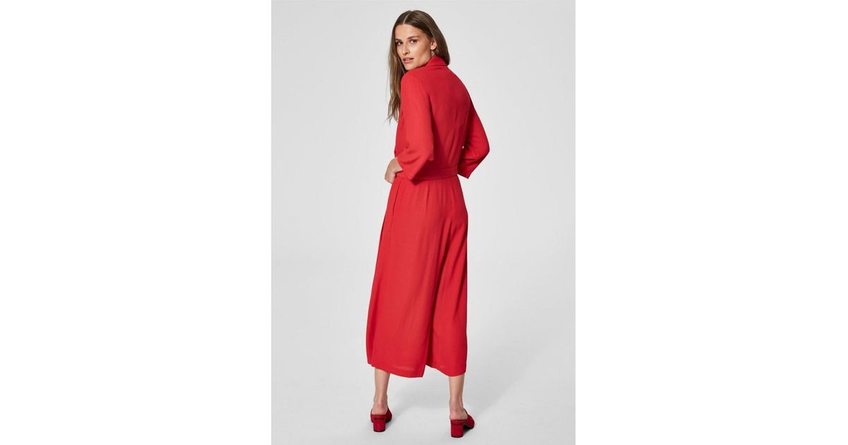 phase eight bright lipstick ilia lace bodice jumpsuit