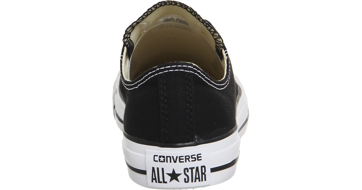 Converse All Star Low in Black for Men | Lyst