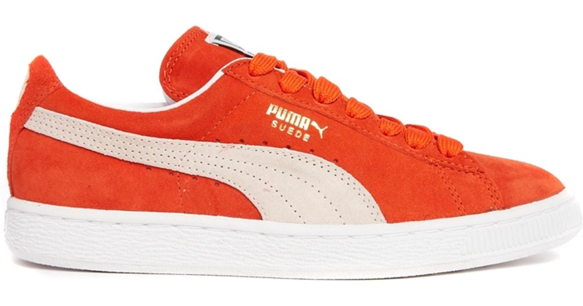 puma suede orange puma suede orange
