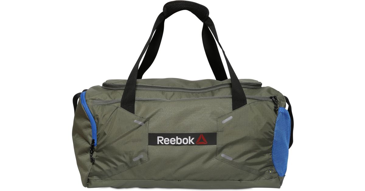 Reebok 48 L Nylon Ripstop Duffel Gym Bag In Green For Men Lyst