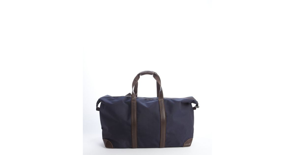 Lyst - Longchamp Blue Canvas &#39;Boxford&#39; Travel Bag in Blue
