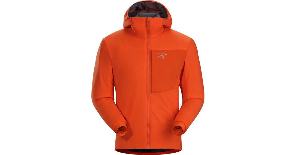 Arc'teryx Synthetic Proton Lt Hooded Insulated Jacket in Orange for Men ...