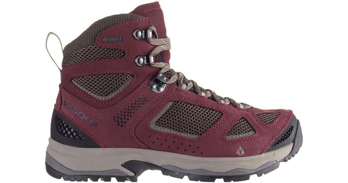Vasque Leather Breeze Iii Gtx Hiking Boot in Red/Brown Olive (Brown) - Lyst