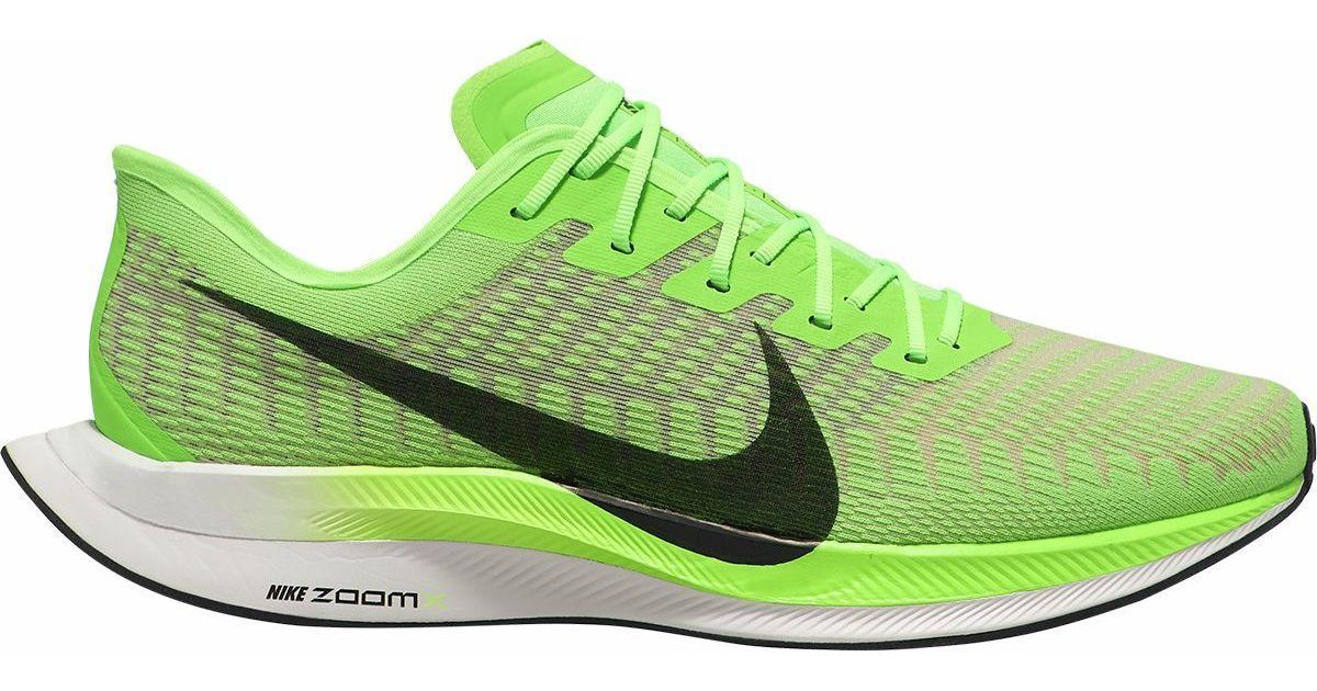 Nike Lace Pegasus Turbo 2 Running Shoe in Green for Men - Lyst