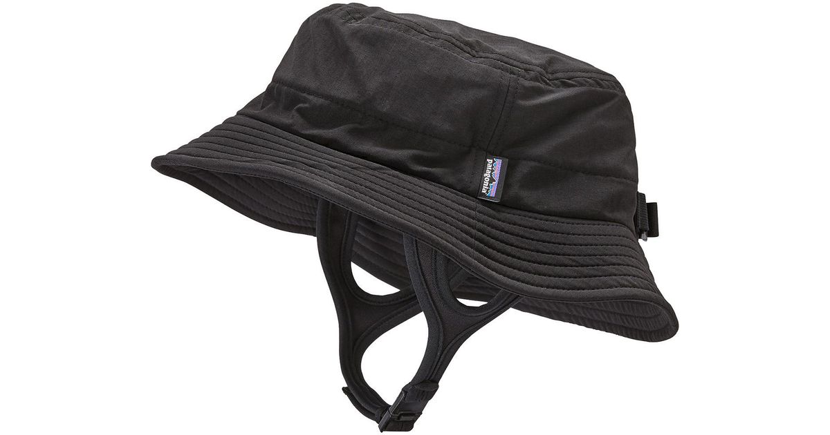 Patagonia Synthetic Surf Brim Hat in Black for Men Lyst