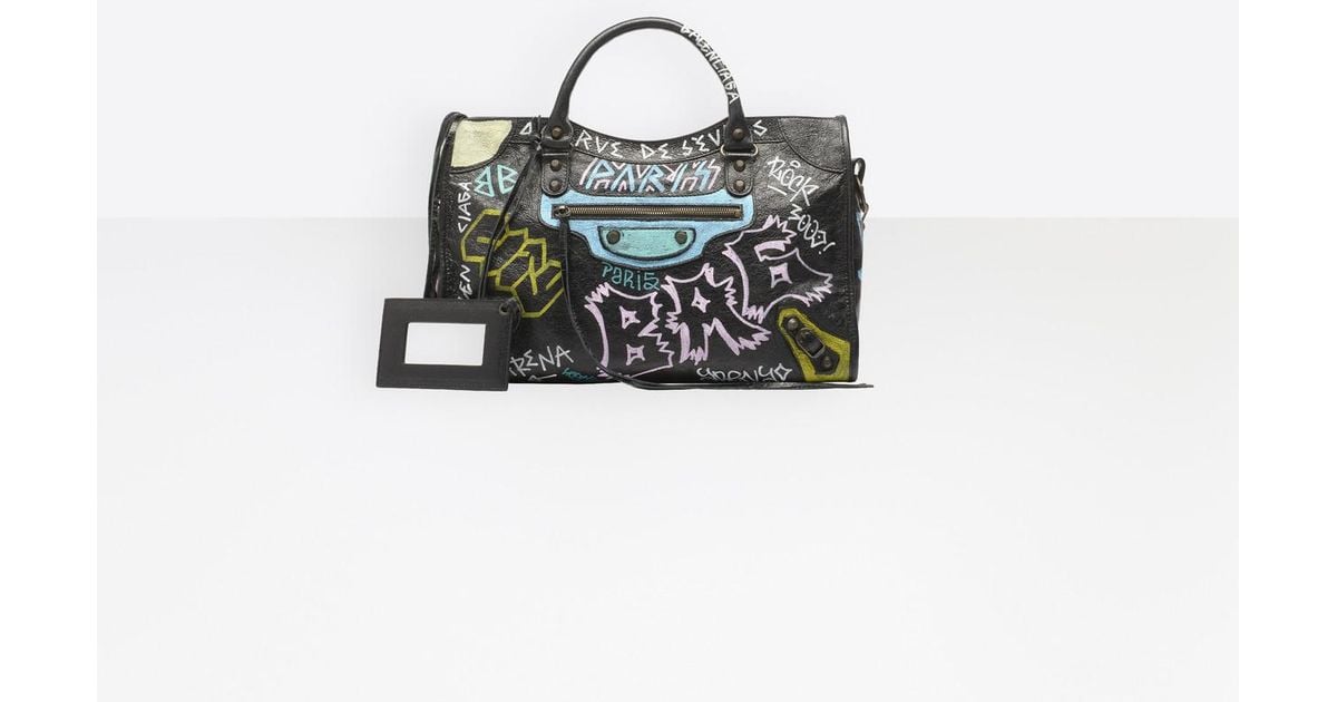 balenciaga city s graffiti