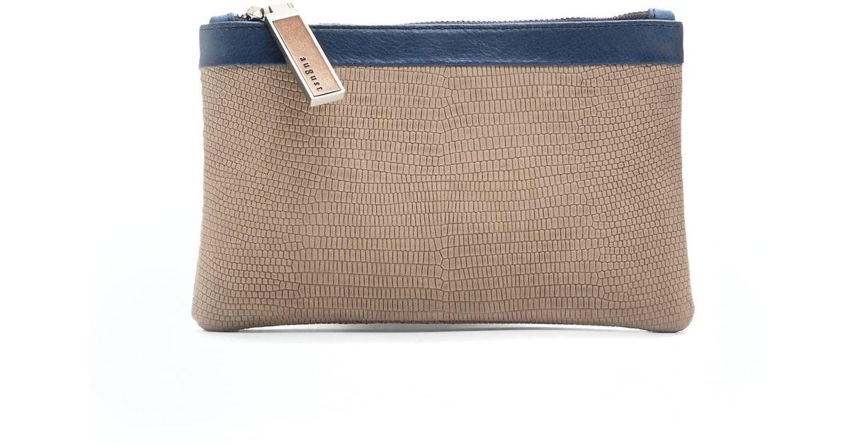 Lyst Banana Republic August Handbags Maiori Pouch In Blue