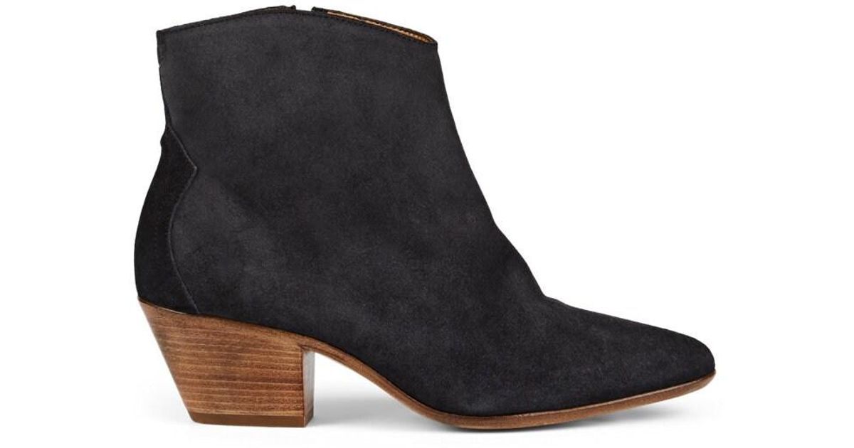 isabel marant dacken suede ankle boots