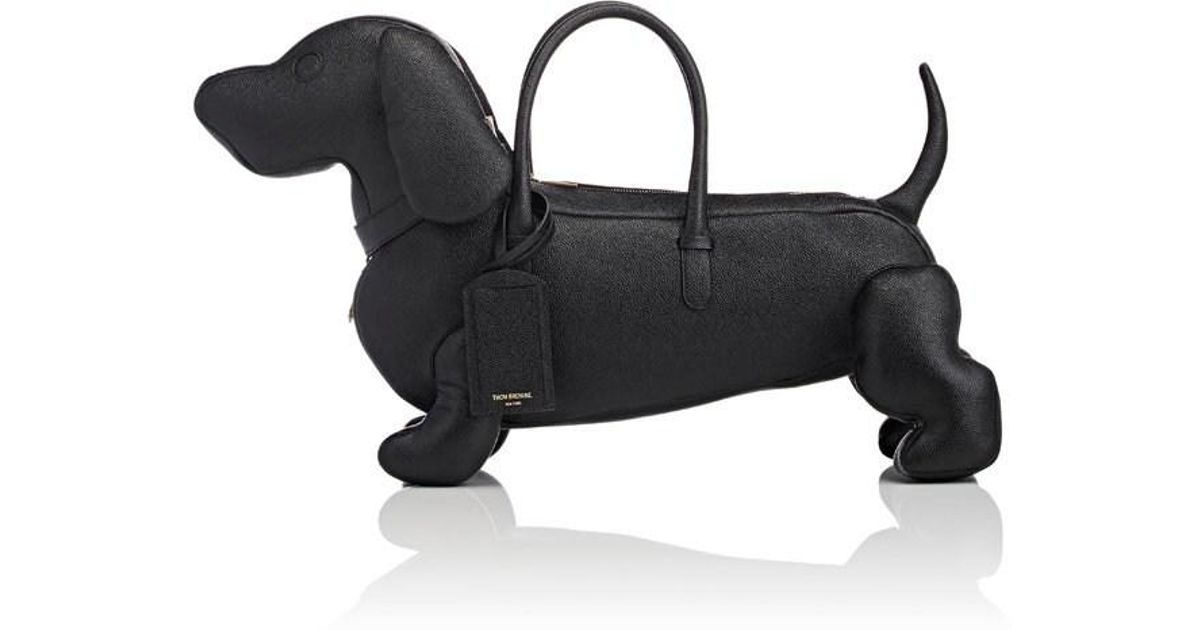 Thom Browne Black Hector Dog Bag For Men Lyst
