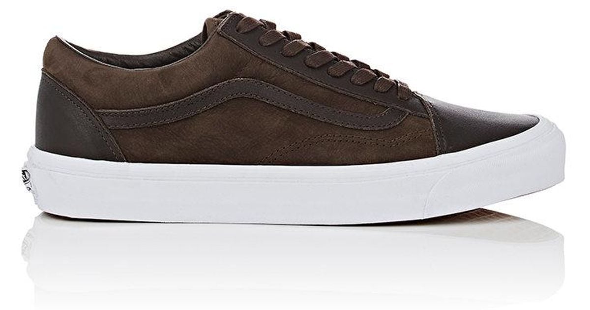 dark brown vans