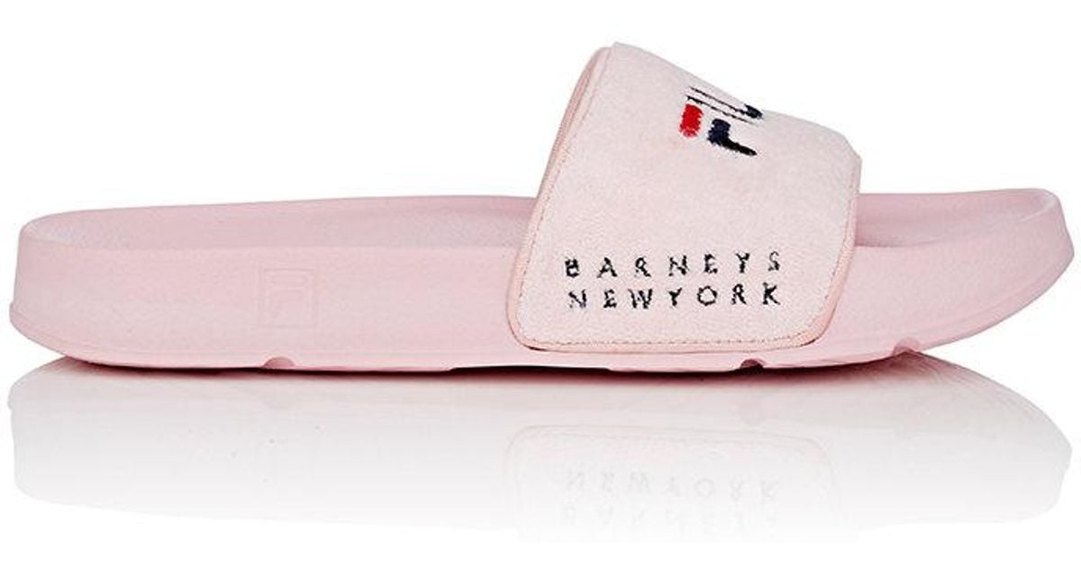 fila slippers pink
