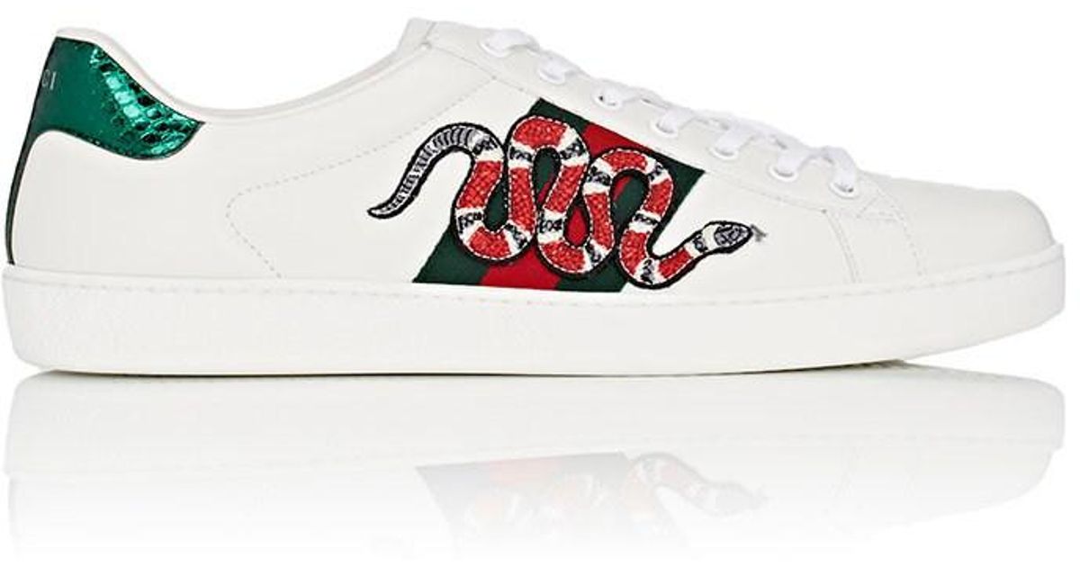 gucci ace snake sneakers