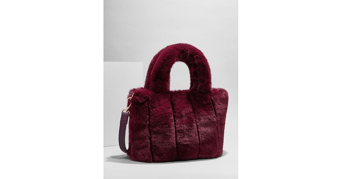 Lyst Baublebar Penny Faux Fur Crossbody Bag