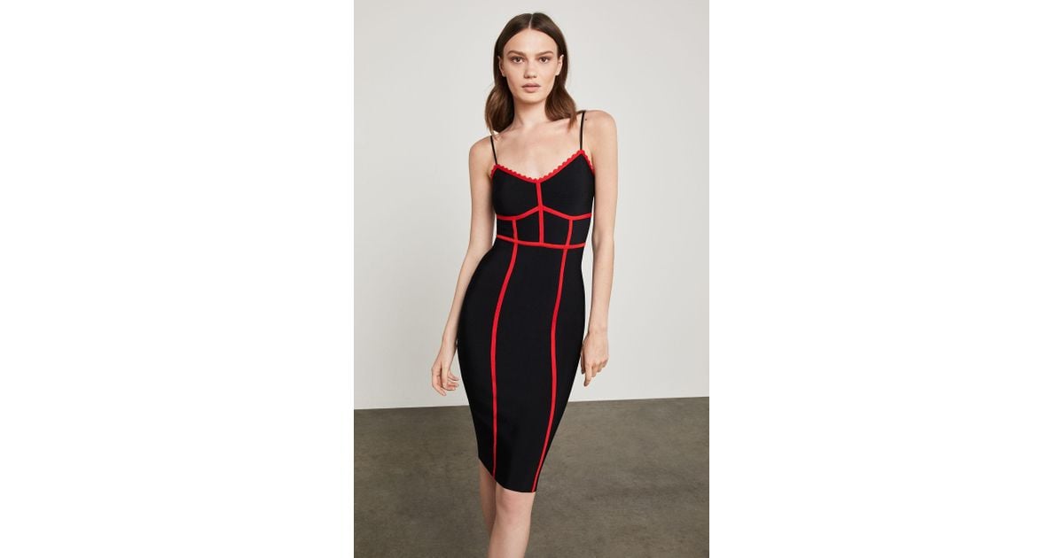 bcbg la rosa bodycon dress