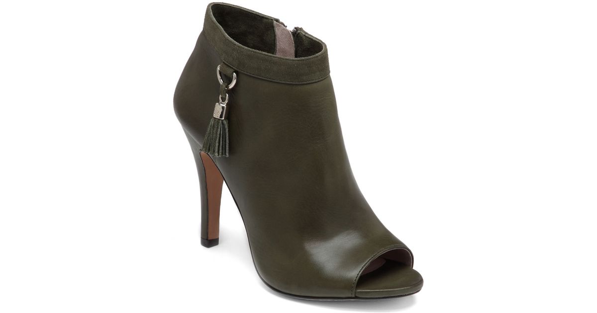 vince camuto green booties