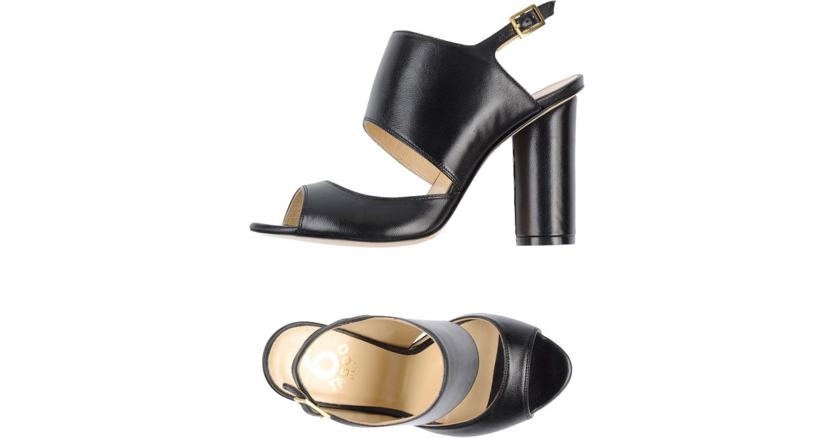 6 Taboo Sandals In Black Lyst