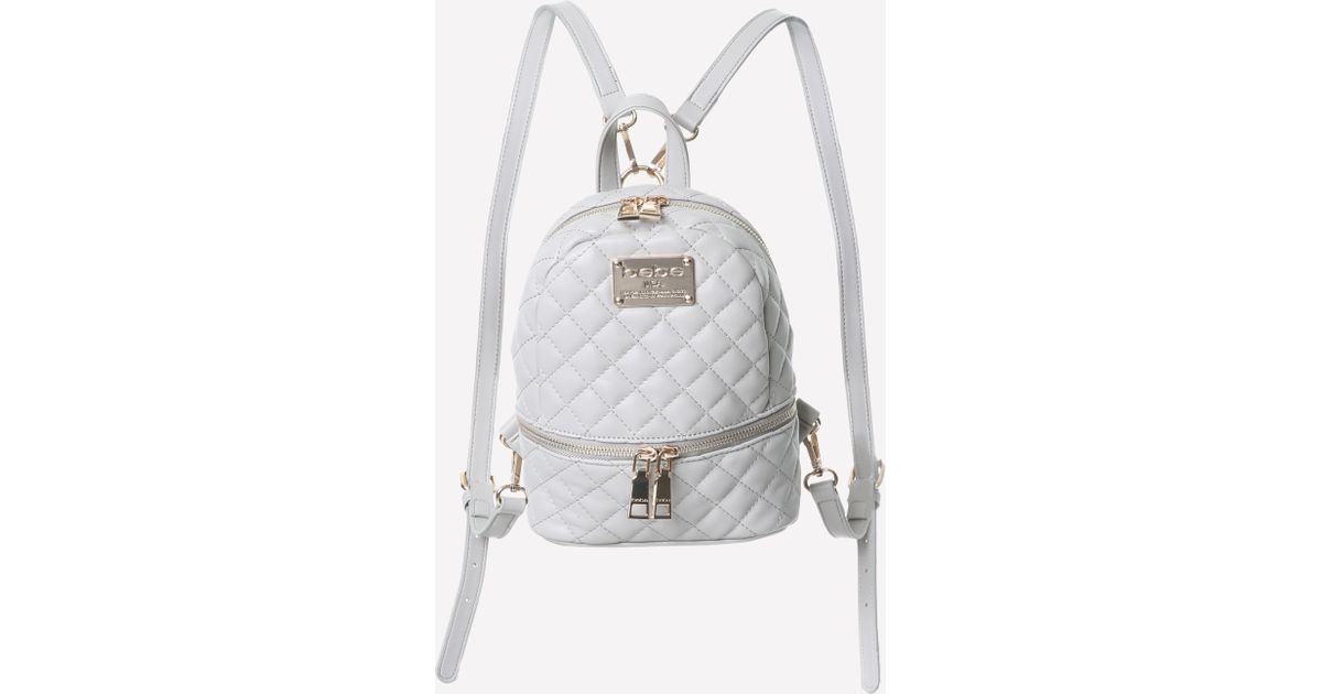 elliana quilted mini backpack