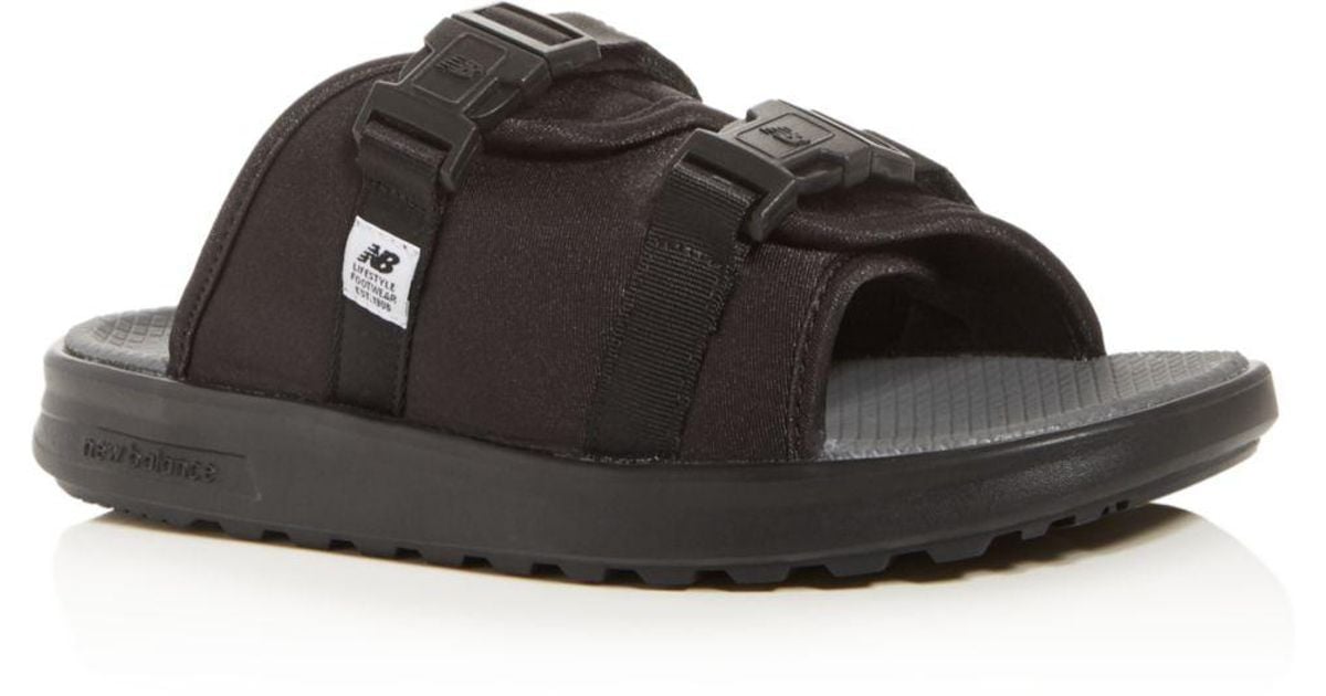 New Balance Men's Escape Slide Sandals in Black for Men Lyst