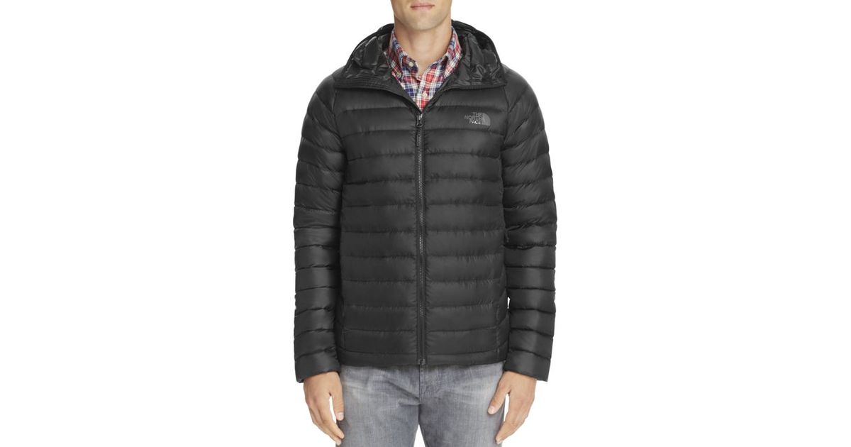 Download The north face Trevail Hooded Down Jacket in Black for Men ...