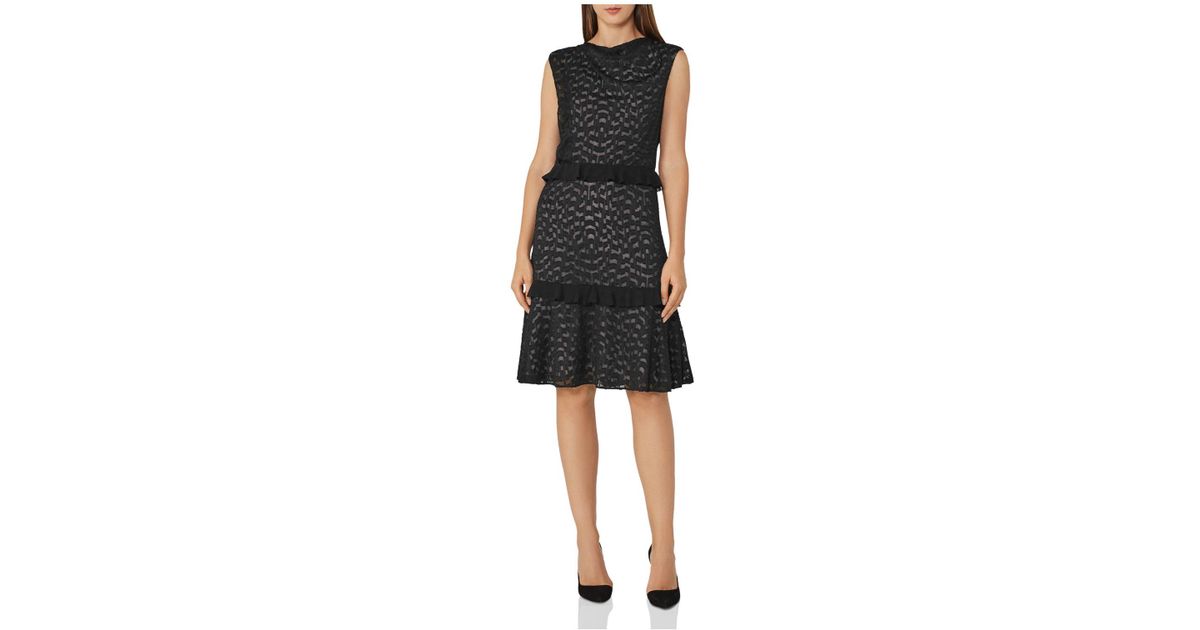 purchase cheap footwear wholesale Reiss Abigail Ruffled Embroidered Burnout Dress in Black - Lyst purchase cheap footwear wholesale Reiss Abigail Ruffled Embroidered Burnout Dress in Black - Lyst