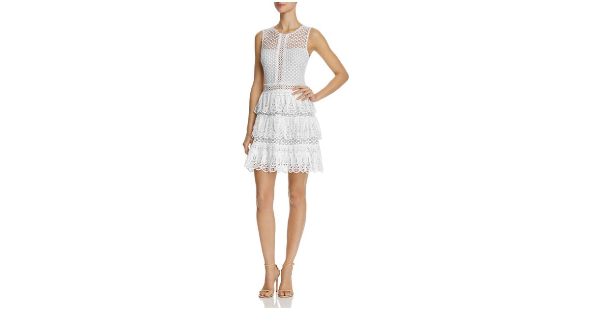 white lace dress bloomingdales